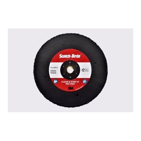 3M Scotch-Brite Clean And Strip Xt Pro Disc, 7"X5/8"-11, S Xcs 7100175514